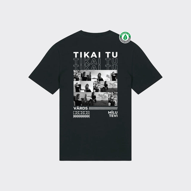 Personalizējams Organiskās kokvilnas T-krekls "TIKAI TU"