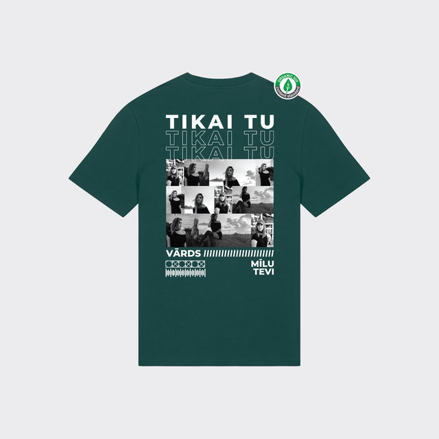 Personalizējams Organiskās kokvilnas T-krekls "TIKAI TU"