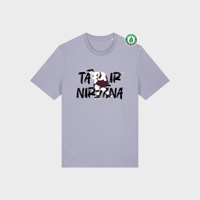 Organiskās kokvilnas T-krekls "Tā ir nirvāna"