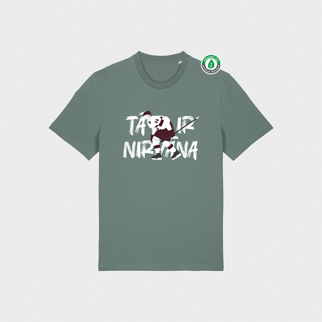 Organiskās kokvilnas T-krekls "Tā ir nirvāna"