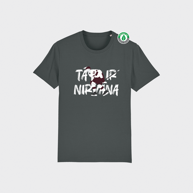Organiskās kokvilnas T-krekls "Tā ir nirvāna"