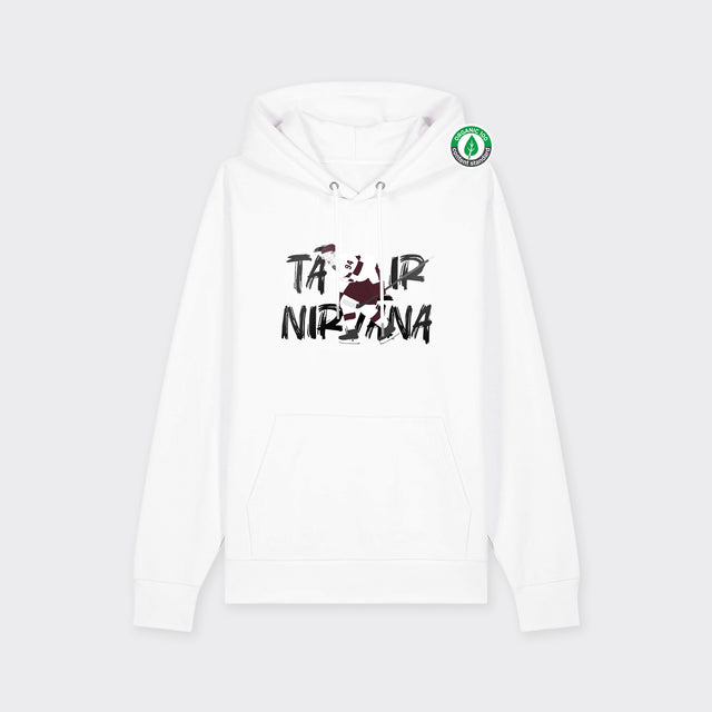 Organiskās kokvilnas hūdijs "Tā ir nirvāna"