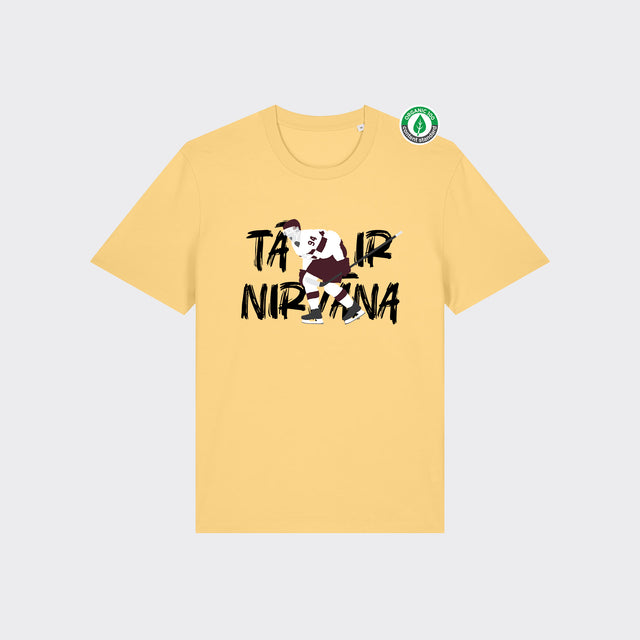 Organiskās kokvilnas T-krekls "Tā ir nirvāna"