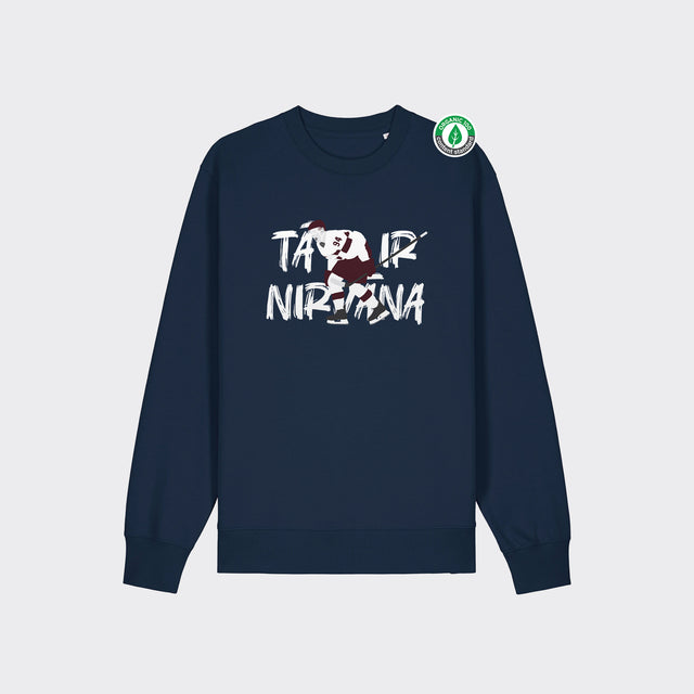 Organiskās kokvilnas džemperis "Tā ir nirvāna"