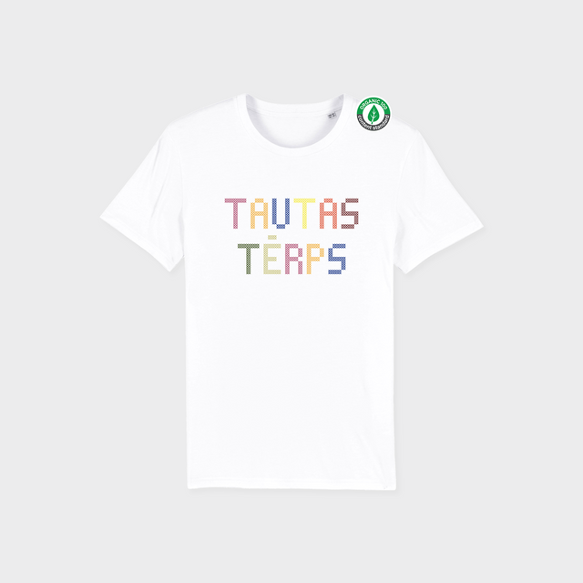 Organiskās kokvilnas T-krekls "Tautas Tērps"