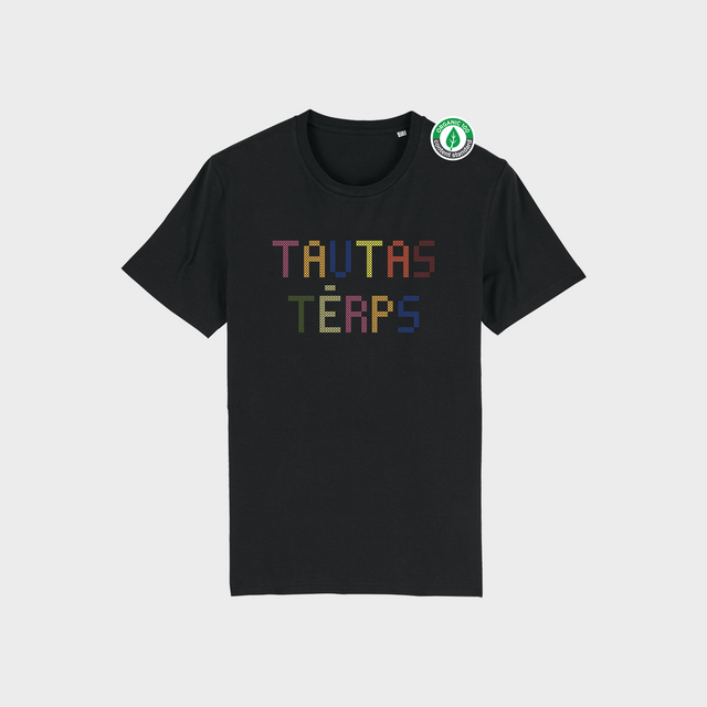 Organiskās kokvilnas T-krekls "Tautas Tērps"