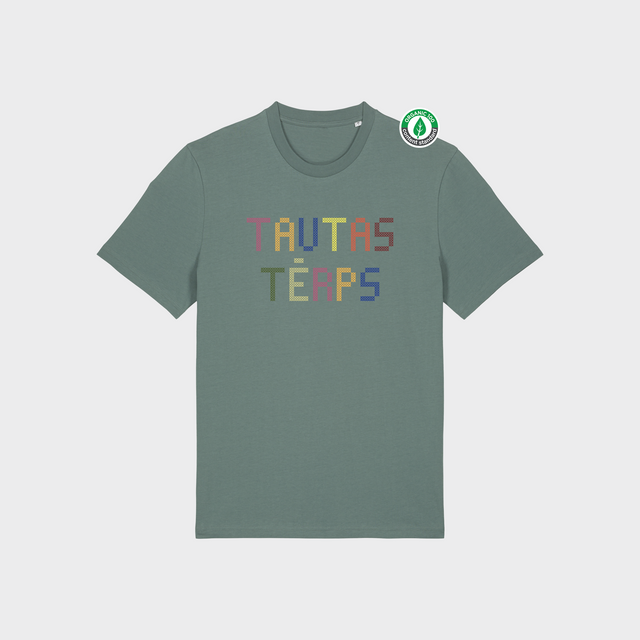 Organiskās kokvilnas T-krekls "Tautas Tērps"
