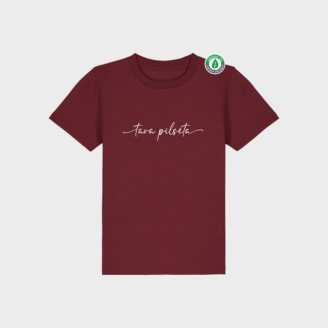 Personalizējams organiskās kokvilnas bērnu T-krekls "MINI pilsētnieks/ce"