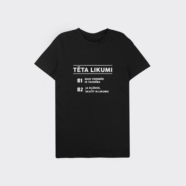 % 3XL izmērs , T-krekls "Tēta likumi"