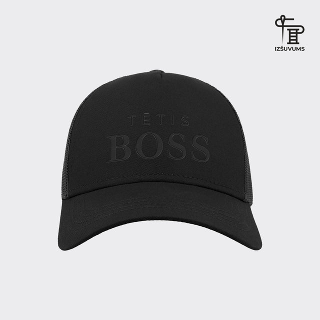 Izšūta cepure "Tētis BOSS"