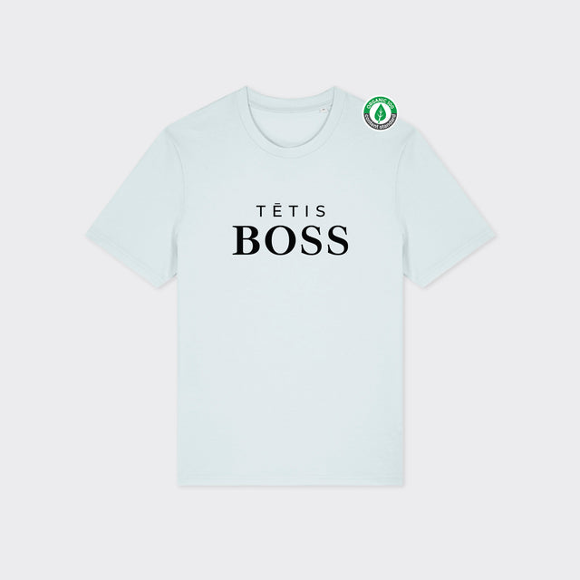 Organiskās kokvilnas T-krekls "Tētis BOSS"