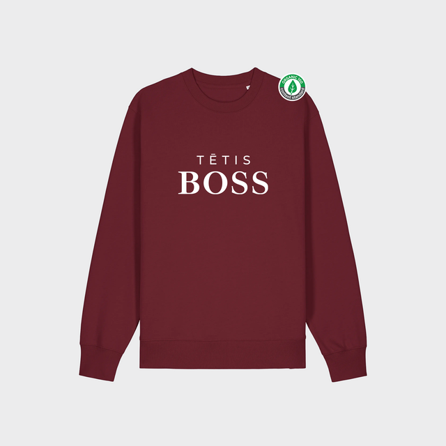 Organiskās kokvilnas Džemperis "Tētis BOSS"