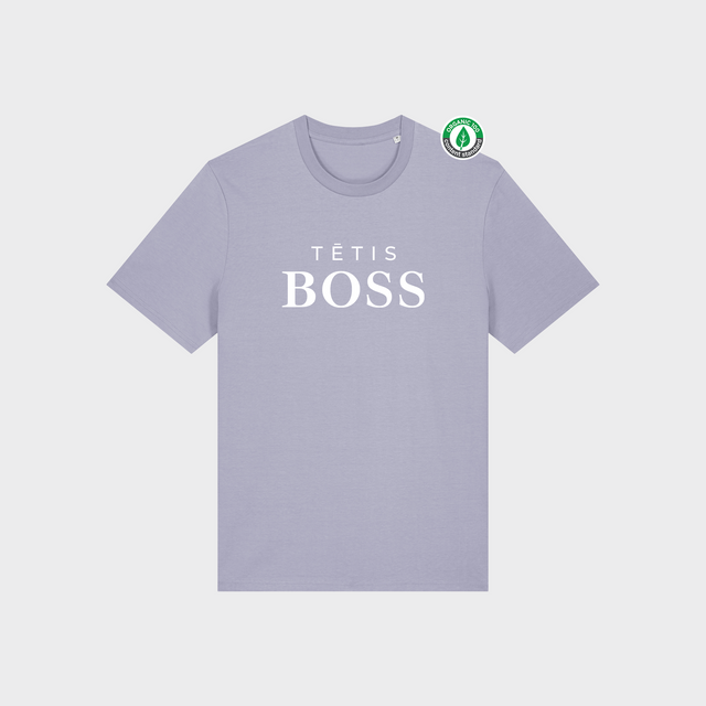 Organiskās kokvilnas T-krekls "Tētis BOSS"