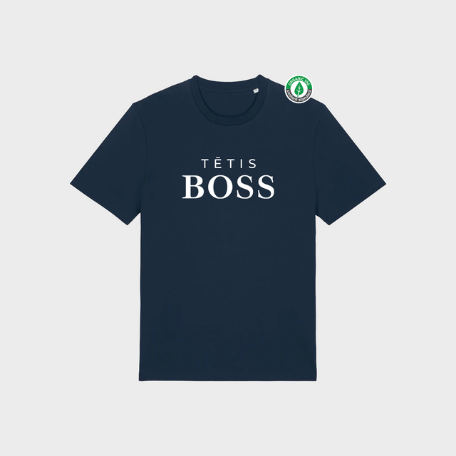 Organiskās kokvilnas T-krekls "Tētis BOSS"