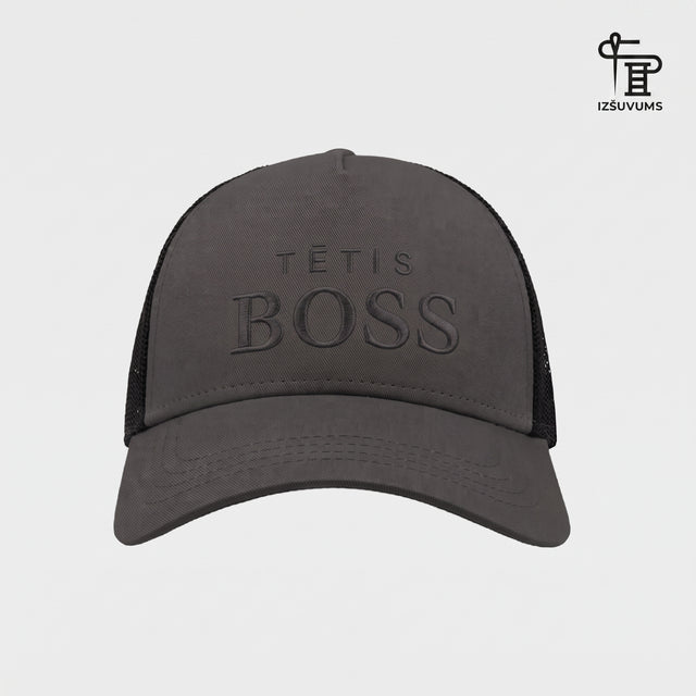 Izšūta cepure "Tētis BOSS"