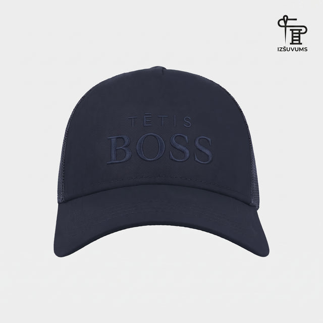 Izšūta cepure "Tētis BOSS"