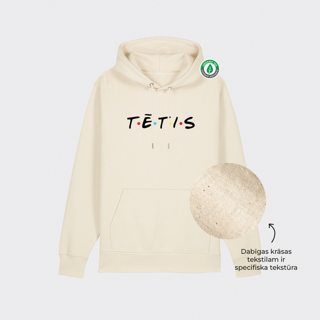Organiskās kokvilnas Hūdijs "Tētis (friends)"