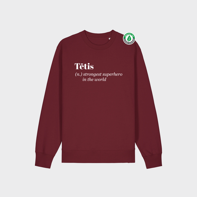 Organiskās kokvilnas Džemperis "Tētis (n.)"