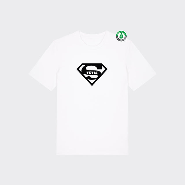 Organiskās kokvilnas T-krekls "Tētis (Supermens)"