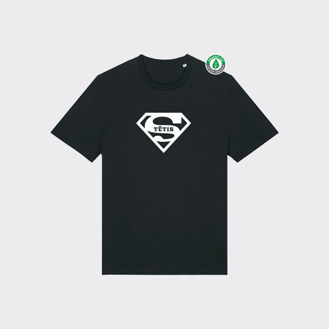 Organiskās kokvilnas T-krekls "Tētis (Supermens)"