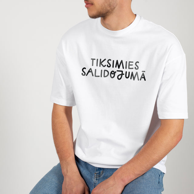 Organiskās kokvilnas T-krekls "Tiksimies salidojumā"