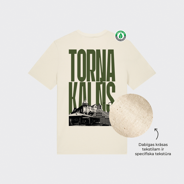 Organiskās kokvilnas T-krekls "Torņakalns"