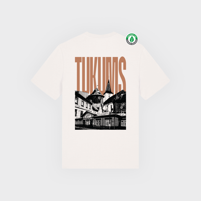 Organiskās kokvilnas T-krekls "Tukums"