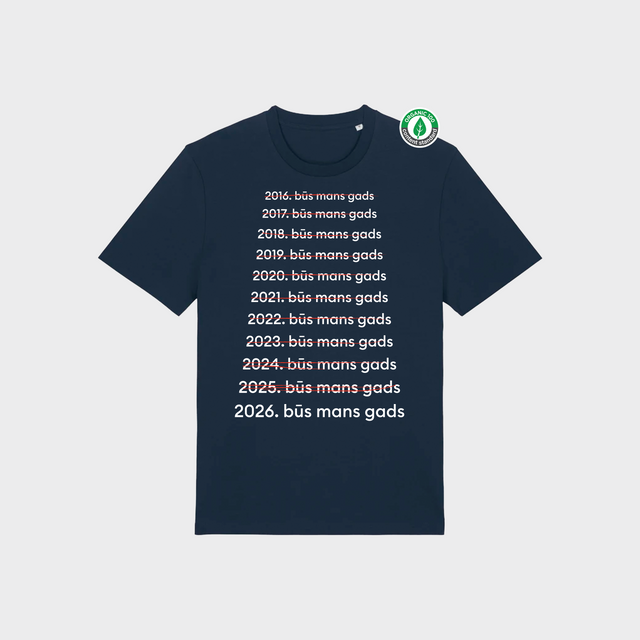 Organiskās kokvilnas T-krekls "2026. būs mans gads"