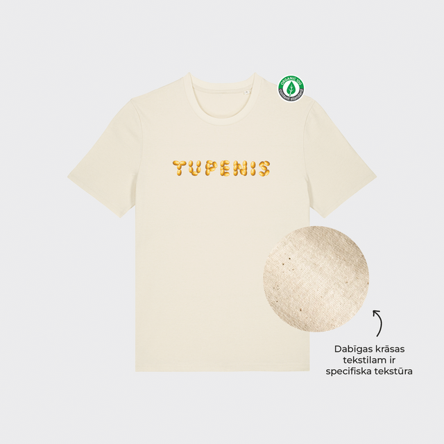 Organiskās kokvilnas T-krekls "Tupenis"