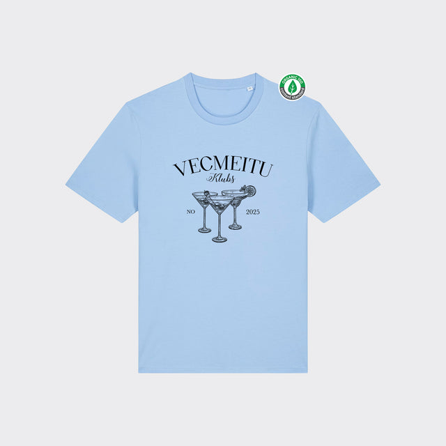 Organiskās kokvilnas T-krekls "Vecmeitu Klubs"