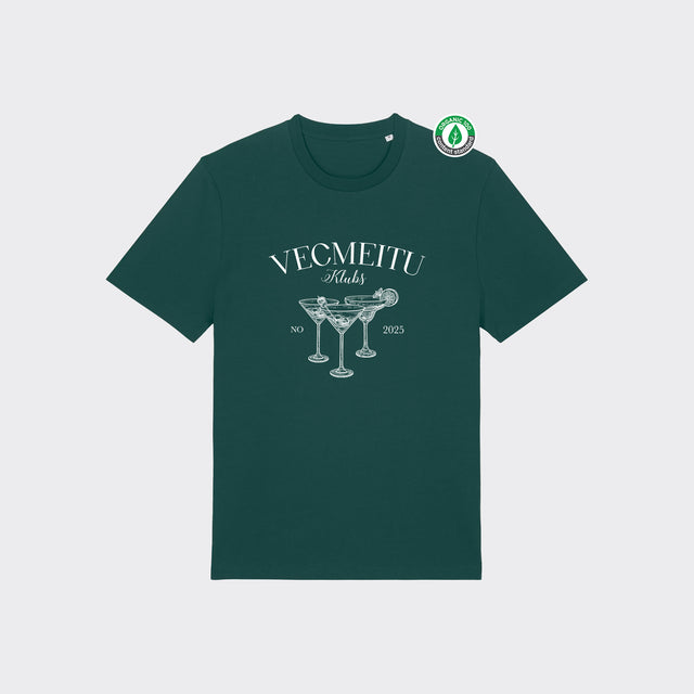 Organiskās kokvilnas T-krekls "Vecmeitu Klubs"