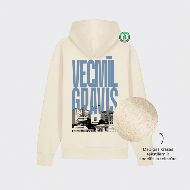 Organiskās kokvilnas hūdijs "Vecmīlgrāvis"