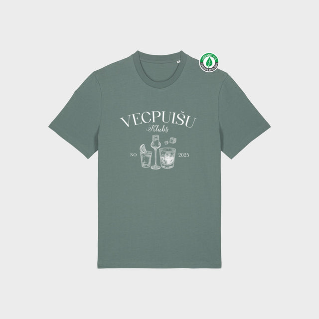 Organiskās kokvilnas T-krekls "Vecpuišu Klubs"