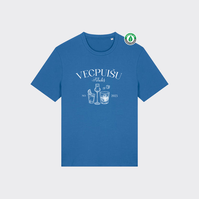 Organiskās kokvilnas T-krekls "Vecpuišu Klubs"