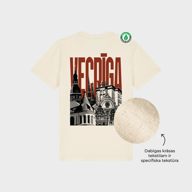 Organiskās kokvilnas bērnu T-krekls "Vecrīga"