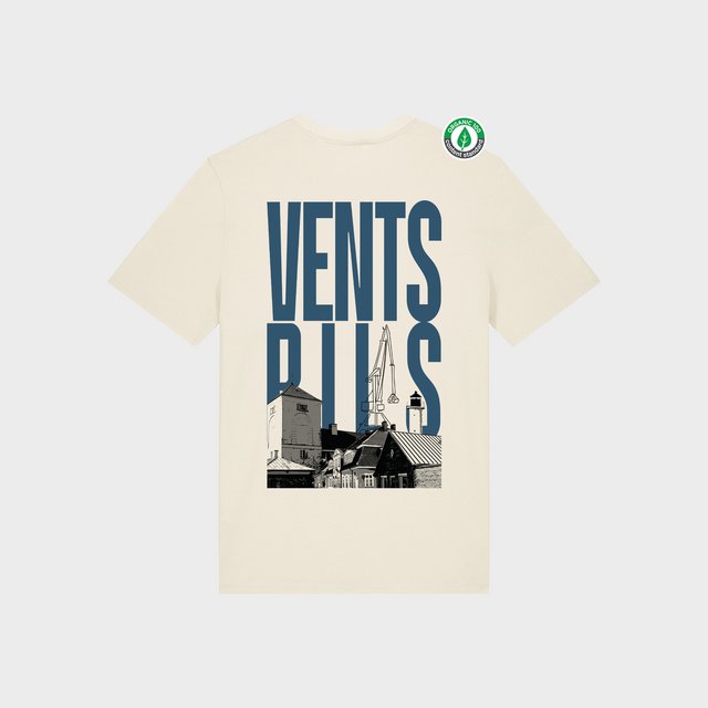Organiskās kokvilnas T-krekls "Ventspils"