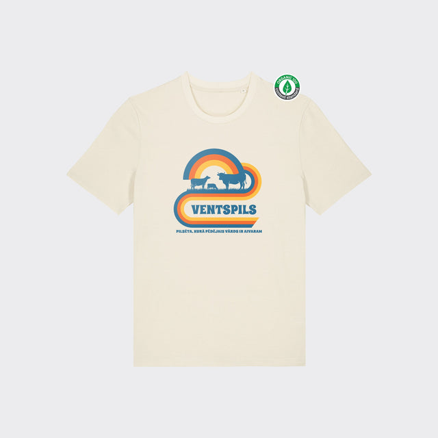 Organiskās kokvilnas T-krekls "Retro Ventspils"