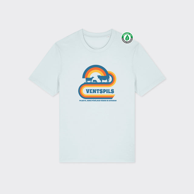 Organiskās kokvilnas T-krekls "Retro Ventspils"