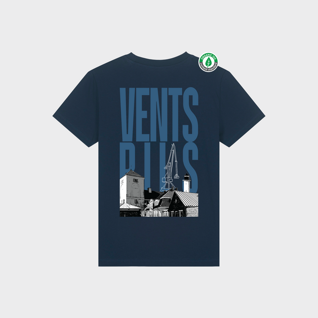 Organiskās kokvilnas bērnu T-krekls "Ventspils"