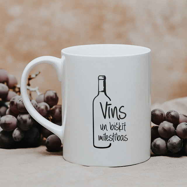 Krūze "Vīns un bišķīt mīlestības"
