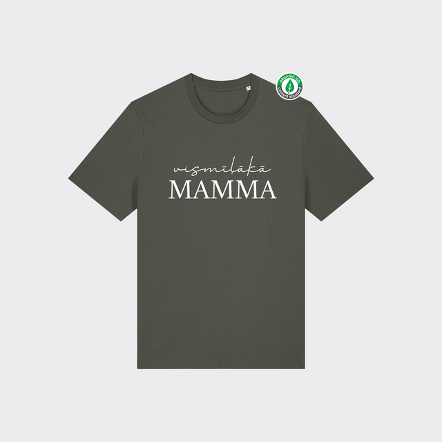 Organiskās kokvilnas T-krekls "Vismīļākā MAMMA"