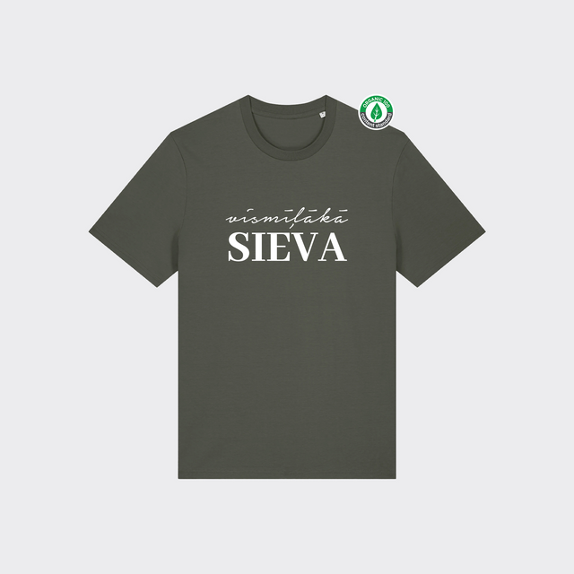 Organiskās kokvilnas T-krekls "Vismīļākā Sieva"