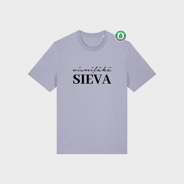 Organiskās kokvilnas T-krekls "Vismīļākā Sieva"