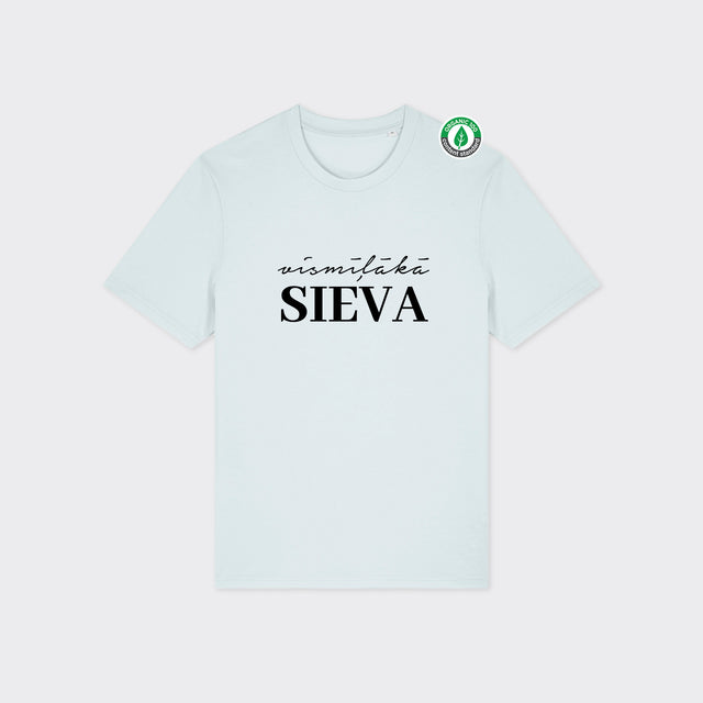 Organiskās kokvilnas T-krekls "Vismīļākā Sieva"