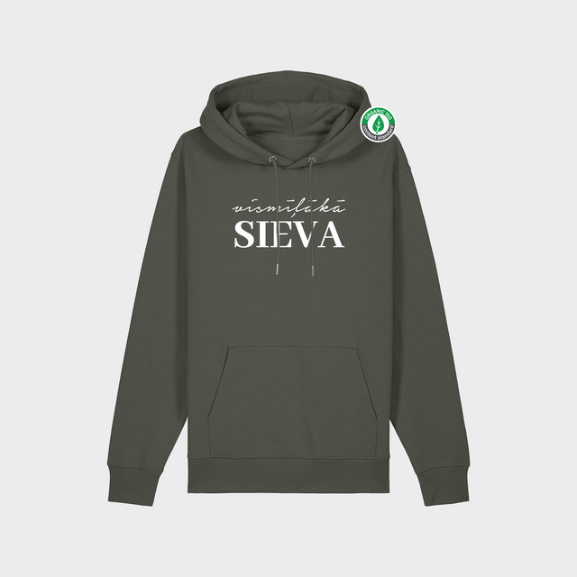Organiskās kokvilnas hūdijs "Vismīļākā sieva"