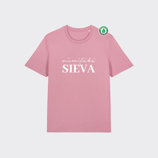 Organiskās kokvilnas T-krekls "Vismīļākā Sieva"