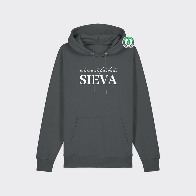Organiskās kokvilnas hūdijs "Vismīļākā sieva"