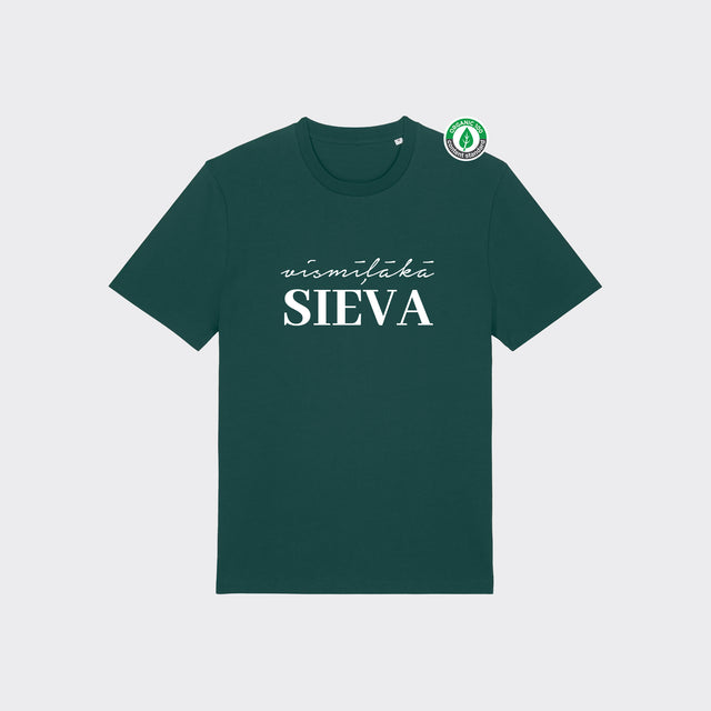 Organiskās kokvilnas T-krekls "Vismīļākā Sieva"