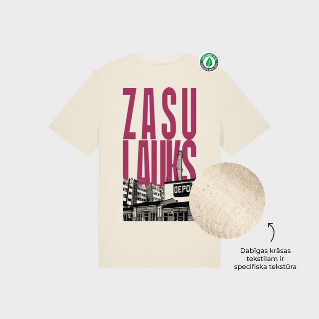 Organiskās kokvilnas T-krekls "Zasulauks"