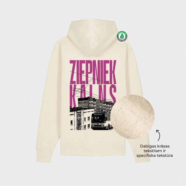 Organiskās kokvilnas hūdijs "Ziepniekkalns"